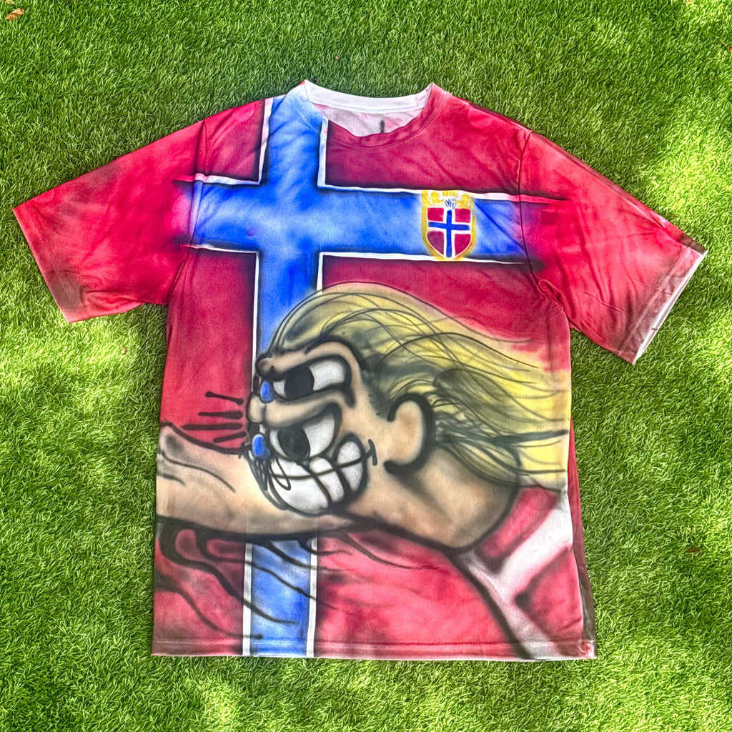 kezi cup, KEZI HAALAND, KEZI CUP, KIDKEZI, 1/1 NORWAY SHIRT,  NORWAY AIR BRUSH JERSEY, HAALAND AIR BRUSH JERSEY, KEZI SOCCER, HAALAND KEZI