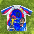 kezi cup, KEZI MBAPPE, KEZI CUP, KIDKEZI, 1/1 FRANCE SHIRT, FRANCE AIR BRUSH JERSEY, KEZI SOCCER, MBAPPE KEZI