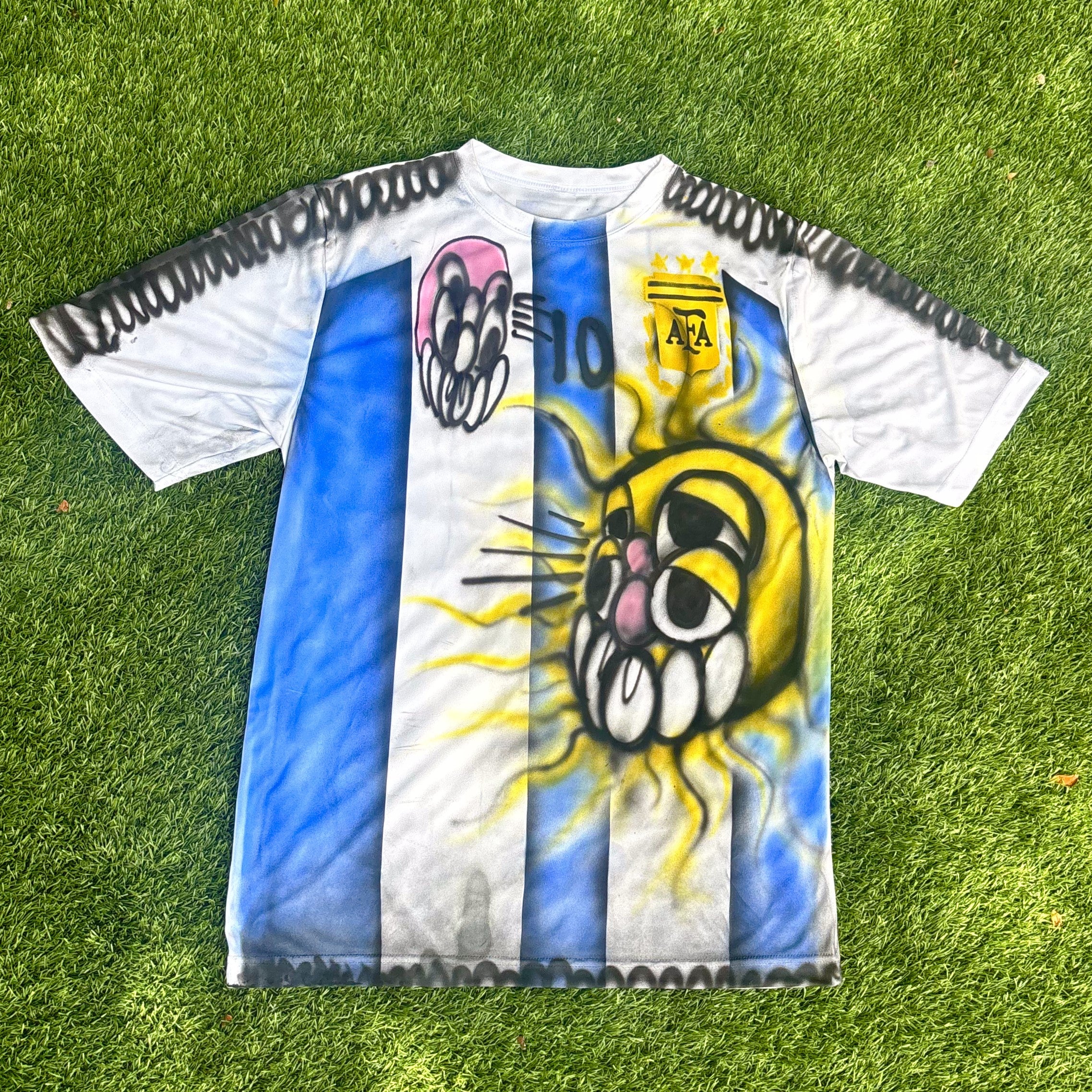 kezi cup, KEZI MESSI , KEZI CUP, KIDKEZI, 1/1 ARGENTINA SHIRT,  ARGENTINA AIR BRUSH JERSEY, MESSI AIR BRUSH JERSEY, KEZI SOCCER, MESSI KEZI
